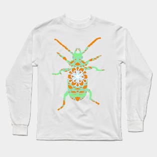 Beetle colorized by Alana Long Sleeve T-Shirt